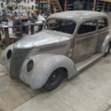 1937 ford 2 door slantback sedan