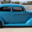 1937 Ford 2 Door Slantback Sedan with AREO Trailer