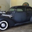 1937 FORD 2DR SEDAN SLANT BACK/HOT ROD/BLOWER/STEEL BODY
