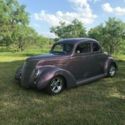 1937 Ford Coupe All Steel Mark 8 Drivetrain and paint AC 9481 Miles Red Nightmis