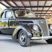 1937 Ford Coupe Model 78 85hp 221cu Flathead CA Black Plate MIKE WOLFE OWNED!!!