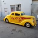1937 Ford Coupe Pro Street Rod Tubbed Chopped Flames