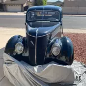 1937 Ford Model 78 Coupe Black delux