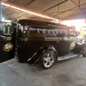 1937 FORD PANEL WAGON !! BAR ON WHEELS LOOK INSIDE! RESTORED 954 937 8271