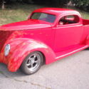 1937 Ford Pick Up street rod downs fiber glass body custom hot rod