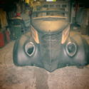1937 Ford Roadster 2 seater custom project carlowrider choptop ratrod body shell
