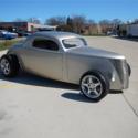 1937 Ford Roy Brizio 3 Window Coupe $1 NO RESERVE 150 Miles Beige  502/502HP Man