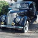 1937 FORD SEDAN, 4 door,  Flathead 85 hp, banjo steering, 84,400 miles actual...