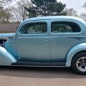 1937 Ford Slant Back  10,000 Miles blue 2 door 350 tristar Automatic