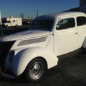 1937 Ford Tudor Street Rod - Red Coffin&#039;s &#034;Awl White&#034; NO RESERVE!!!!