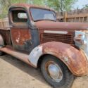 1937 GMC T14 1/2 SHORTBED PICKUP TRUCK 37 36 CHEVROLET SOLID PROJECT KANSAS FARM