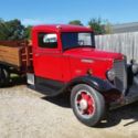 1937 International Stake Bed, restored