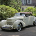 1937 Ivory Supercharged Convertible Rare 812SC Collector Original