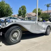 1937 Jaguar SS 100 2700 Convertible Grey roadster