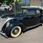 1937 Lincoln Zephyr  very hard to find V12 Lincoln 0 Miles Black