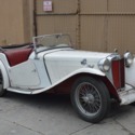 1937 MG TA  0 White