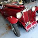 1937 MG TA Red RWD Manual
