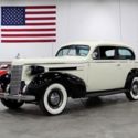 1937 Oldsmobile L-37  57234 Miles Blue & White Coupe  3 Speed Manual