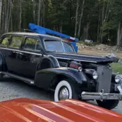 1938 Cadillac Fleetwood 75 Sedan Black Lemo