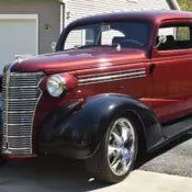 1938 Chevrolet 2 Door Sedan Street Rod Hot Rod 350 Chevy V8 700R4 9&#034; Ford Ex Con