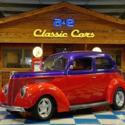 1938 Ford 2dr Sedan w/ Matching Trailer â€“ Red / Violet Purple
