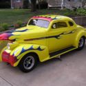 1939 CHEVY CHOPPED TOP COUPE, HOT ROD, RACE CAR, DRAG CAR, STREET ROD, GASSER