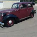 1939 Fiat 1100 Sedan Red RWD Manual