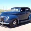 1939 FORD 4 DR CONVERTIBLE SEDAN Traditionl 50s FLATHEAD  355 MILES!  DAYTONA FL
