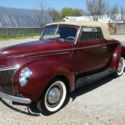 1939 FORD CONVERTIBLE ,FLATHEAD V-8, RUMBLE SEAT JUICE BRAKES. DALLAS,TX