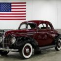 1939 Ford Coupe  32104 Miles Maroon / Black  221ci V8 Manual