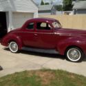 1939 FORD COUPE DELUXE older mild custom street rod ORIGINAL STEEL BODY & FRAME