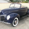 1939 FORD DeLuxe Cabriolet 2 dr Convertible. Rumble seat/ Frame Off Restoration