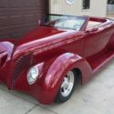 1939 Ford Roadster, Red - Burgundy, Custom Street Rod