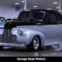 1940 Chevrolet Master Deluxe  Silver & Black Coupe 327 V8 37573 Miles