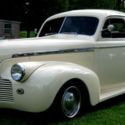 1940 Coupe Super Deluxe Steel Street Rod,Ivory/Cloth Int,350/350/PS,PDB,AC,Tilt,