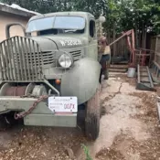 1940 dodge truck 6 cylinder with cargo winch Converted to 12volt, 4 speed trans