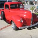1940 Ford 1/2 Ton Pick Up with New 350cc V8 Engine