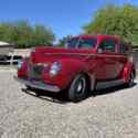 1940 Ford 2 Door Sedan  Sedan Red RWD Automatic Hot Rod