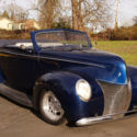 1940 Ford Convertible 383 V8 700r4 AT A/C Sapphire Blue * High-End Restoration *