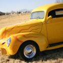 1940 Ford Custom Pickup Hotrod chopped, painted, and pinstriped
