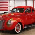 1940 Ford Deluxe  1124 Miles Torch Red Coupe 350 V8 Automatic