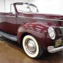 1940 Ford Deluxe  52955 Miles Maroon Convertible Flathead V8 3 Speed Manual