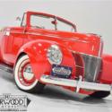 1940 Ford Deluxe Convertible Coupe  22206 Miles Bright Red  350 cubic inch V8 3-