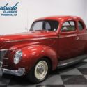 1940 Ford Deluxe Coupe 12478 Miles Crystal Red Metallic Coupe 347 V8 3 Speed Aut
