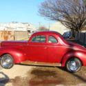 1940 FORD DELUXE COUPE. RUST FREE CALIFORNIA CAR. .OLD SCHOOL HOTROD 327, PG.
