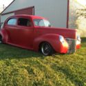 1940 Ford Deluxe Sedan resto mod full custom slammed lowered street rod hot rod