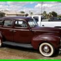 1940 Ford Sedan Flat Head 8 Cylinder Gas Engine 3 Spd Manual Leather RWD