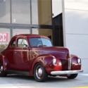 1940 Ford Standard Coupe  8,417 Miles Burgundy   Automatic
