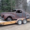 1940 Lincoln Zephyr 3 window coupe (NO TITLE) SALVAGE