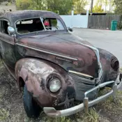 1940 Mercury Eight Coupe Flathead V8 with Split Rear Window